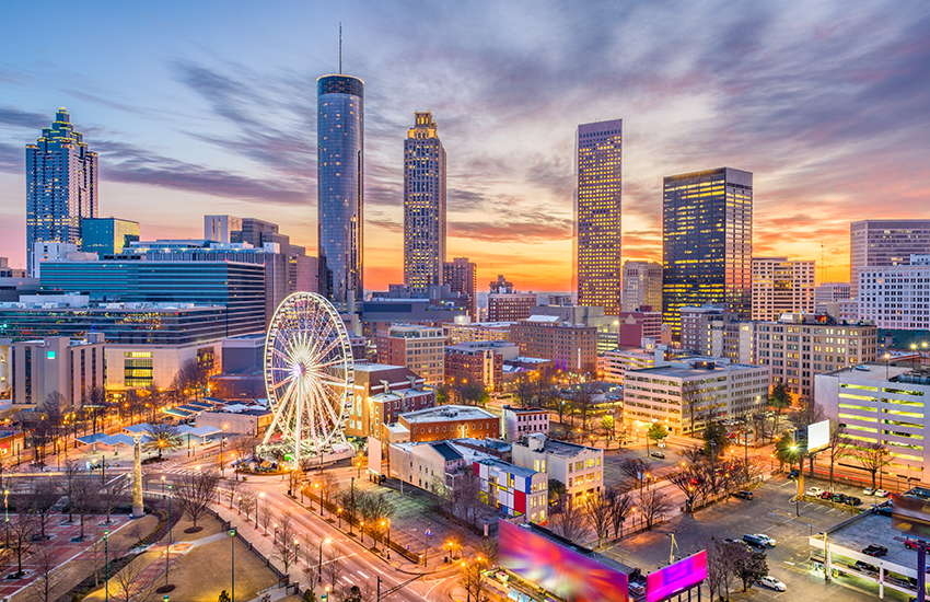 Top family vacation destination is Atlanta, Georgia