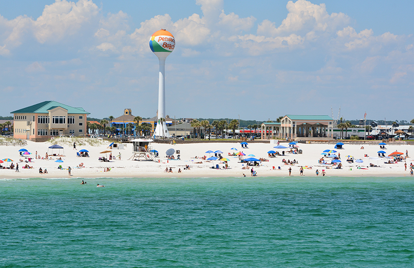 The best cheap vacation location in Florida is Pensacola Beach