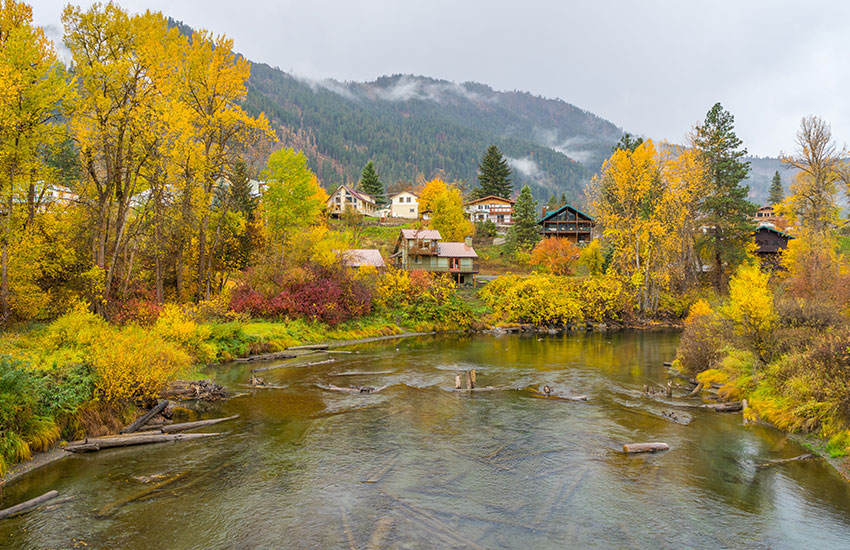 The top small town fall vacation is Leavenworth, Washington