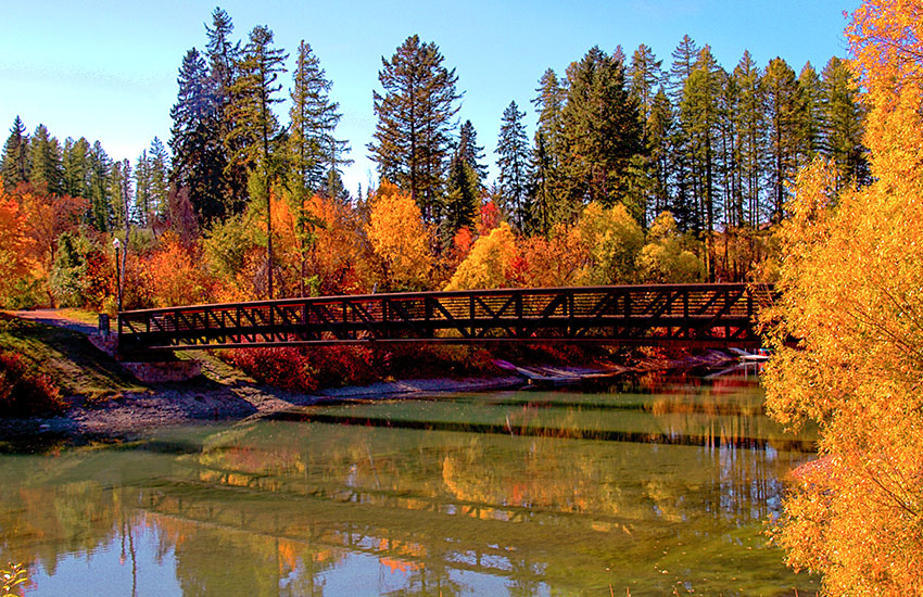 Favorite fall travel vacation to visit is Whitefish in Montana
