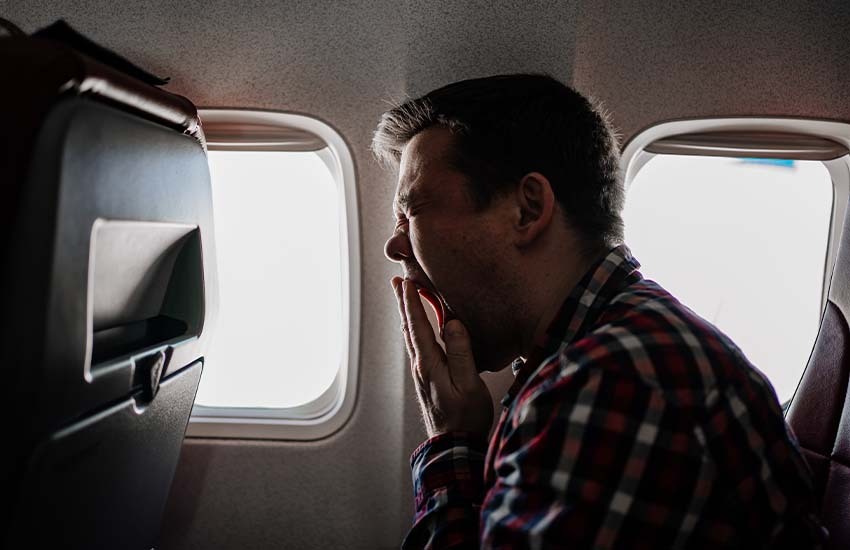 How to sleep on a long flight