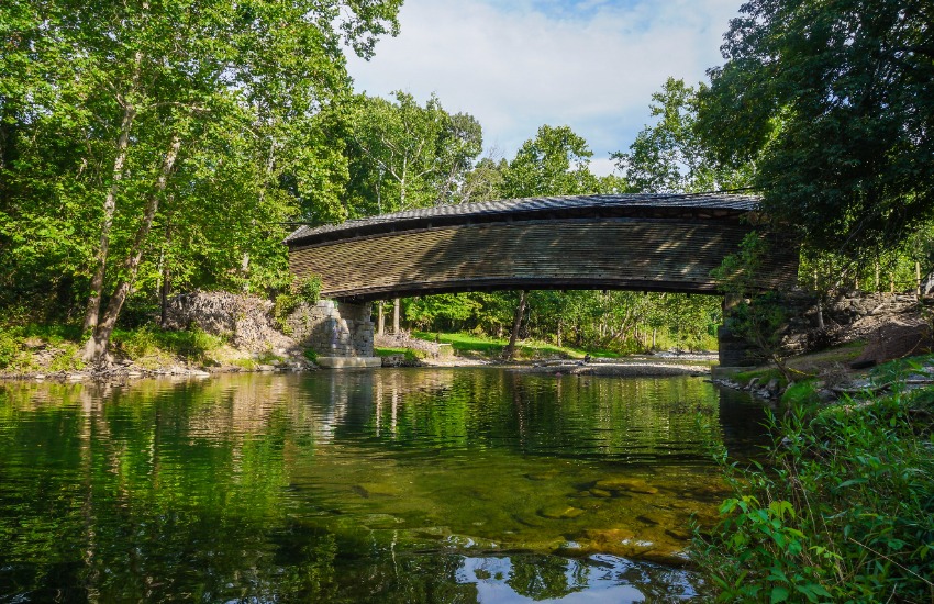 Humpback covered bridge