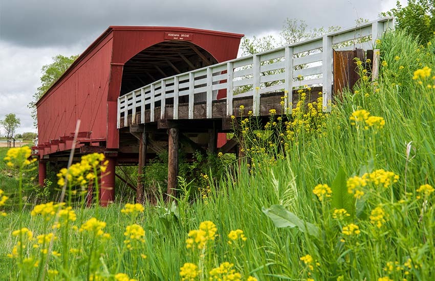Roseman covered bridge